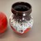 Fat Lava Op Art Multi-Color Pottery Vases from Bay Ceramics, Germany, 1970s, Set of 3 10