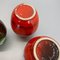 Fat Lava Op Art Multi-Color Pottery Vases from Bay Ceramics, Germany, 1970s, Set of 3, Image 15