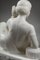 Odalisca Art Déco de mármol blanco, años 30, Imagen 11