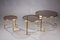 Bronze and Smoked Glass from Coffee Tables, 1970s, Set of 3 10