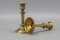 Louis XVI French Brass Candlesticks, 1920s, Set of 2 8