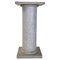 Italian Modern Wood Painted as Stone Pedestal Column, 1990s 1