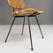 Moderne italienische Mid-Century Stühle aus Metall & Korbgeflecht, 1960er, 2er Set 16