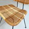Mid-Century Modern Italian Metal and Wicker Chairs, 1960s, Set of 2 18