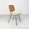 Moderne italienische Mid-Century Stühle aus Metall & Korbgeflecht, 1960er, 2er Set 3