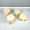 Modern Italian Marema Beige Plastic Coffee Tables attributed to Frattini for Cassina, 1970s, Set of 4 2