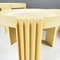 Modern Italian Marema Beige Plastic Coffee Tables attributed to Frattini for Cassina, 1970s, Set of 4 8