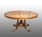 Mesa de vela inglesa victoriana de raíz de nogal con injertos de micromosaico, década de 1800, Imagen 1
