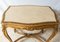 Tavolino da caffè antico Napoleone III in legno dorato e intagliato, Francia, Immagine 2