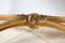Antiker französischer Napoleon III Couchtisch aus vergoldetem & geschnitztem Holz 5