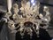 Rezzonico Chandeliers Glass with Gold Inclusions, Murano, 1980s, Set of 2 5