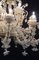 Lámparas de araña Rezzonico de vidrio con inclusiones doradas, Murano, años 80. Juego de 2, Imagen 10