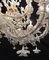 Rezzonico Chandeliers Glass with Gold Inclusions, Murano, 1980s, Set of 2 7