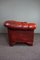 Rotes Chesterfield Knopf Sofa 2
