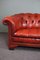 Red Chesterfield Button Sofa 4