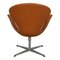 Vintage Swan Chair in Cognac Leather by Arne Jacobsen for Fritz Hansen, 1960s, Image 5