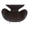 Vintage Swan Chair in Patinated Brown Leather by Arne Jacobsen for Fritz Hansen, 1960s 8