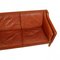 2213 Three Seater Sofa in Patinated Cognac Leather by Børge Mogensen for Fredericia 6