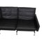 PK-31/3 Sofa in Black Leather by Poul Kjærholm for Fritz Hansen, 2000s 7