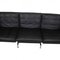 PK-31/3 Sofa aus schwarzem Leder von Poul Kjærholm für Fritz Hansen, 2000er 8