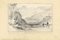 Philip Vandyke Browne, Llanberis Caernarfon, frühes 19. Jahrhundert, Graphit Zeichnung 2