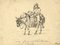 Johann Nepomuk Hoechle, comerciante ambulante de París, principios del siglo XIX, dibujo a tinta, Imagen 1