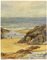Kenneth E. Wootton, Badegäste am Woolacombe Beach, Devon, 1938, Aquarell 2