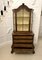Antique 18th Century Dutch Marquetry Walnut Display Cabinet on Chest, 1780s, Image 3