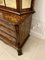 Antique 18th Century Dutch Marquetry Walnut Display Cabinet on Chest, 1780s 6