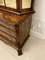 Antique 18th Century Dutch Marquetry Walnut Display Cabinet on Chest, 1780s, Image 6