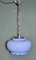 Blue Crystal Roof Lamp, 1970s, Image 1