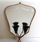 Vintage Italian Wall Sconces with Grindstone Decorated Mirror, 1953, Set of 2 6