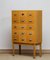 Oak and Beech Filing Cabinet by Lövgrens Traryd, Sweden, 1970s 8