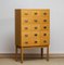 Oak and Beech Filing Cabinet by Lövgrens Traryd, Sweden, 1970s 1