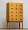 Oak and Beech Filing Cabinet by Lövgrens Traryd, Sweden, 1970s 7