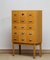 Oak and Beech Filing Cabinet by Lövgrens Traryd, Sweden, 1970s 3