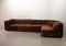 Chocolate Brown Modular Sofa from Roche Bobois, France, 1970s, Set of 5 32