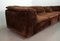 Chocolate Brown Modular Sofa from Roche Bobois, France, 1970s, Set of 5, Image 9