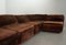 Chocolate Brown Modular Sofa from Roche Bobois, France, 1970s, Set of 5, Image 8