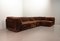 Chocolate Brown Modular Sofa from Roche Bobois, France, 1970s, Set of 5, Image 7