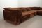 Schokoladenbraunes modulares Sofa von Roche Bobois, Frankreich, 1970er, 5er Set 33