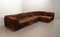 Chocolate Brown Modular Sofa from Roche Bobois, France, 1970s, Set of 5 3