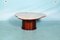 Bohemian Travertin Top & Mahogany Base Coffee Table by Jean Royère, 1950s 22