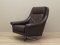 Danish Leather Swivel Armchair by Aage Christensen for Erhardsen & Andersen, 1970s 3