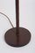 Mid-Century Brown Leather Table Lamp, 1950s 4