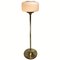 Art Deco Patinated Brass Low Floor Lamp, 1920s 13