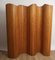 Art Deco French Patinated Pine Screen attributed to Jomain Baumann, 1940s 1