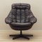 Danish Leather Swivel Armchair by H.W. Klein for Bramin, 1960s, Image 1