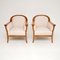 Swedish Satin Birch Armchairs, 1920s, Set of 2 2