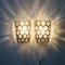 German Glass and Iron Ring Wall Lights from Limburg, 1960s, Set of 2, Image 7